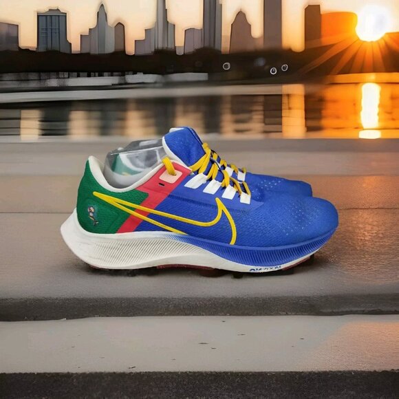 Nike Other - ✅Nike Air Zoom Pegasus 38 A.I.R. X Jordan Moss Running Shoe DO7763-400 Mens Sz 8